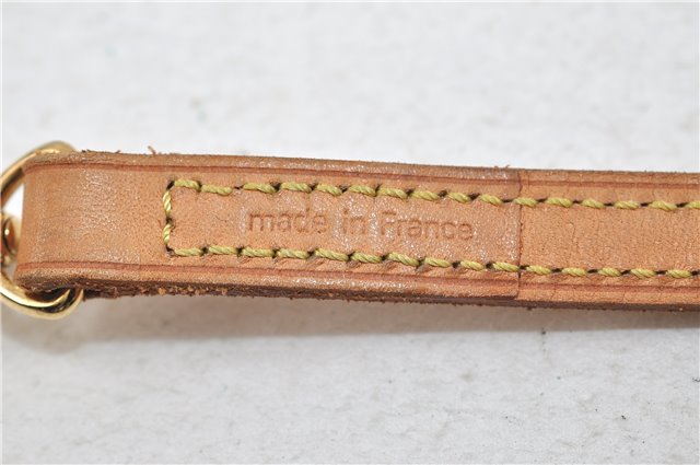 Authentic Louis Vuitton Leather Shoulder Strap Beige 46.5