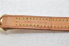 Authentic Louis Vuitton Leather Shoulder Strap Beige 46.5" LV 2175D