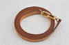 Authentic Louis Vuitton Leather Shoulder Strap Beige 46.5" LV 2175D