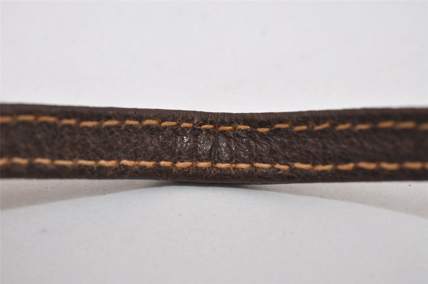 Authentic GUCCI Vintage Clutch Hand Bag Purse GG PVC Leather Brown 2175I