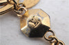 Auth Louis Vuitton Porte Cles LV Facettes Charm Key Ring Gold M65216 LV 2176D