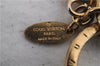 Auth Louis Vuitton Porte Cles LV Facettes Charm Key Ring Gold M65216 LV 2176D