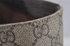 Authentic GUCCI Vintage Shoulder Tote Bag GG PVC Leather 141624 Brown 2178I