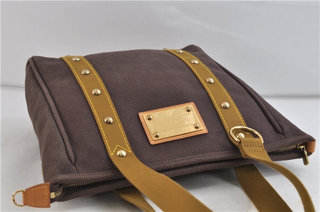 Authentic Louis Vuitton Antigua Cabas MM Tote Bag Brown M40086 LV 2179D