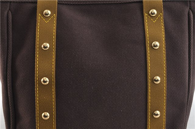 Authentic Louis Vuitton Antigua Cabas MM Tote Bag Brown M40086 LV 2179D