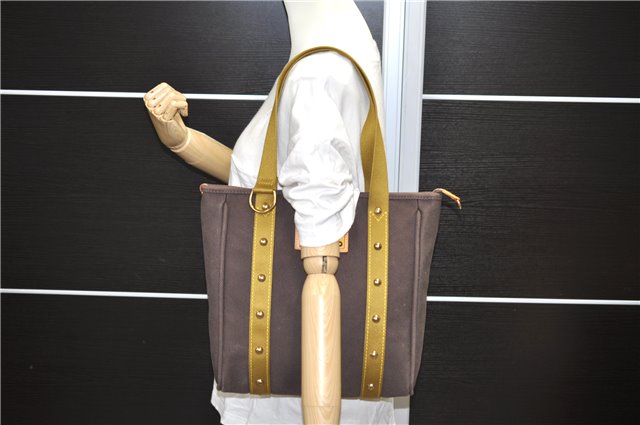 Authentic Louis Vuitton Antigua Cabas MM Tote Bag Brown M40086 LV 2179D