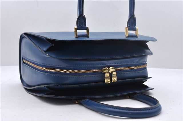 Authentic Louis Vuitton Epi Pont Neuf Hand Bag Blue M52055 LV 2180D