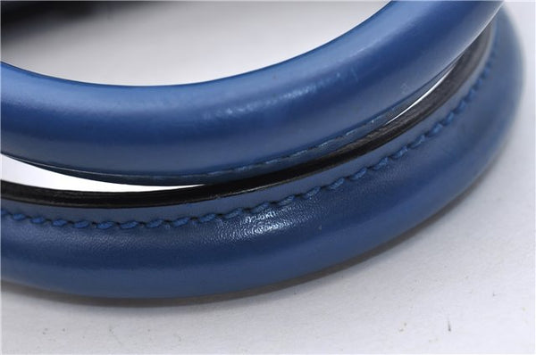 Authentic Louis Vuitton Epi Pont Neuf Hand Bag Blue M52055 LV 2180D