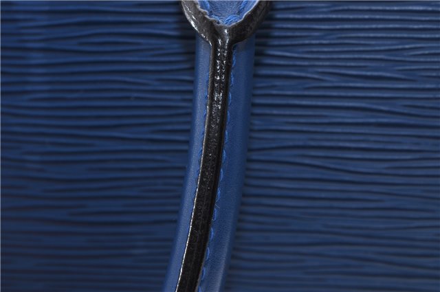 Authentic Louis Vuitton Epi Pont Neuf Hand Bag Blue M52055 LV 2180D