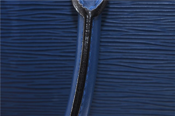 Authentic Louis Vuitton Epi Pont Neuf Hand Bag Blue M52055 LV 2180D