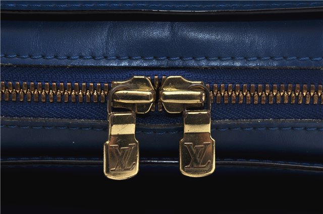 Authentic Louis Vuitton Epi Pont Neuf Hand Bag Blue M52055 LV 2180D