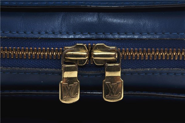 Authentic Louis Vuitton Epi Pont Neuf Hand Bag Blue M52055 LV 2180D