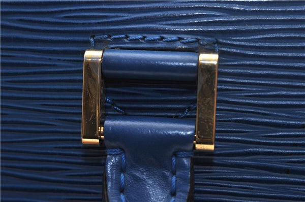 Authentic Louis Vuitton Epi Pont Neuf Hand Bag Blue M52055 LV 2180D