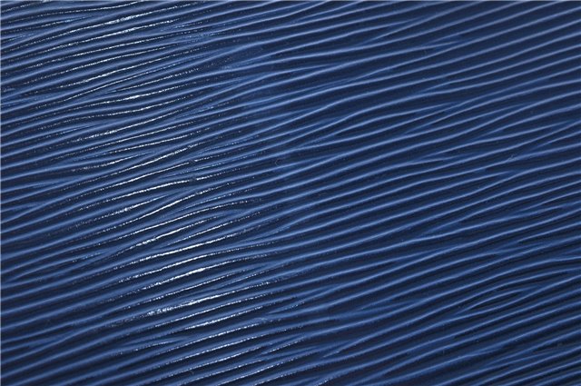 Authentic Louis Vuitton Epi Pont Neuf Hand Bag Blue M52055 LV 2180D