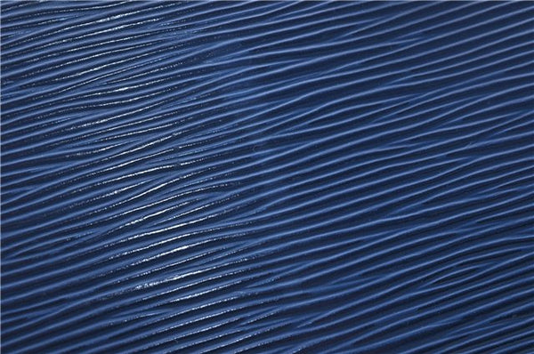 Authentic Louis Vuitton Epi Pont Neuf Hand Bag Blue M52055 LV 2180D