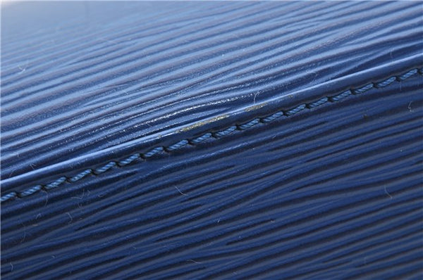 Authentic Louis Vuitton Epi Pont Neuf Hand Bag Blue M52055 LV 2180D