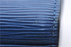 Authentic Louis Vuitton Epi Pont Neuf Hand Bag Blue M52055 LV 2180D