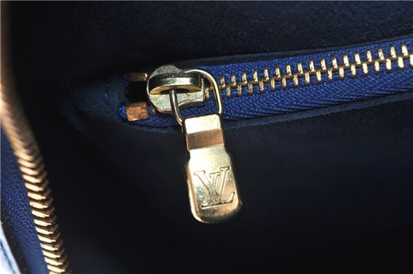 Authentic Louis Vuitton Epi Pont Neuf Hand Bag Blue M52055 LV 2180D