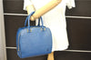 Authentic Louis Vuitton Epi Pont Neuf Hand Bag Blue M52055 LV 2180D
