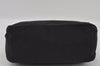 Authentic PRADA Vintage Nylon Tessuto Plastic Shoulder Bag Purse Black 2180I