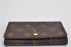 Auth Louis Vuitton Monogram Porte Monnaie Billets Tresor Wallet M61730 LV 2181F