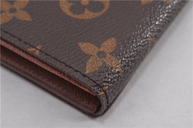 Auth Louis Vuitton Monogram Porte Monnaie Billets Tresor Wallet M61730 LV 2181F