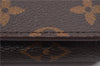 Auth Louis Vuitton Monogram Porte Monnaie Billets Tresor Wallet M61730 LV 2181F