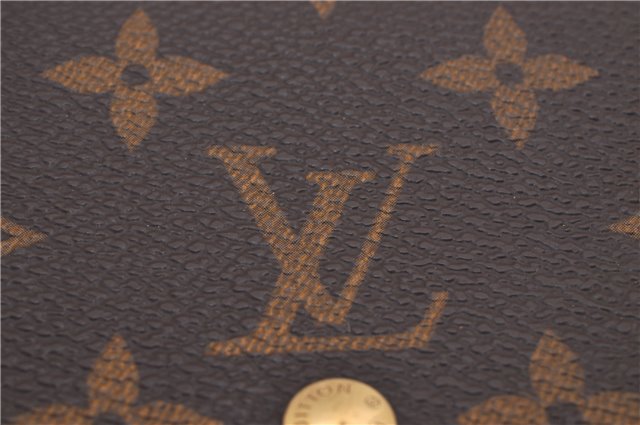 Auth Louis Vuitton Monogram Porte Monnaie Billets Tresor Wallet M61730 LV 2181F