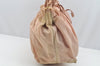 Authentic PRADA Tessuto Bow Nylon Leather 2Way Tote Hand Bag BN1778 Pink 2183I