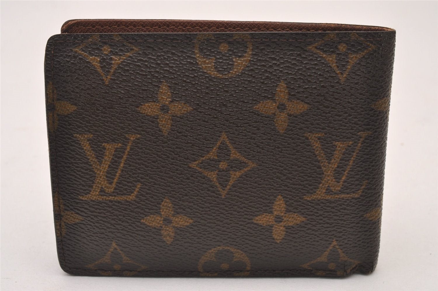 Authentic Louis Vuitton Monogram Portefeuille Multiple Wallet M60895 LV 2184I