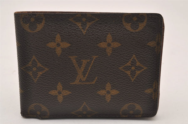 Authentic Louis Vuitton Monogram Portefeuille Multiple Wallet M60895 LV 2184I