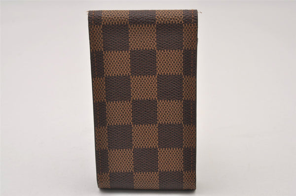 Authentic Louis Vuitton Damier Etui Cigarette Case N63024 LV 2185I