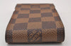 Authentic Louis Vuitton Damier Etui Cigarette Case N63024 LV 2185I