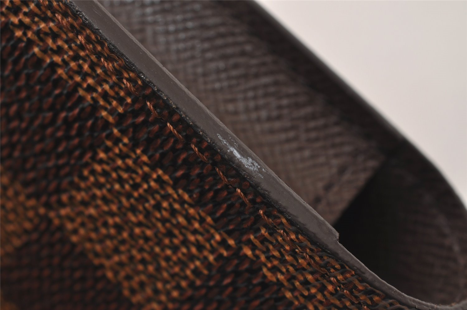 Authentic Louis Vuitton Damier Etui Cigarette Case N63024 LV 2185I