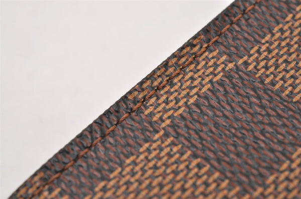 Authentic Louis Vuitton Damier Etui Cigarette Case N63024 LV 2185I