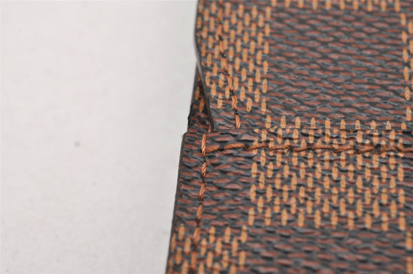 Authentic Louis Vuitton Damier Etui Cigarette Case N63024 LV 2185I