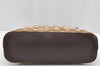 Authentic GUCCI Shoulder Hand Bag Purse GG Canvas Leather 115002 Brown 2186I