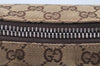 Authentic GUCCI Shoulder Hand Bag Purse GG Canvas Leather 115002 Brown 2186I