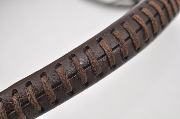 Authentic GUCCI Shoulder Hand Bag Purse GG Canvas Leather 115002 Brown 2186I