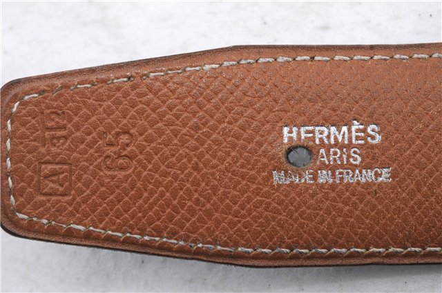 Authentic HERMES Constance Ladies Leather Belt Size 65cm 25.6