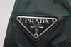 Authentic PRADA Nylon Tessuto Plastic Shoulder Hand Bag Purse Green 2188I