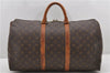 Authentic Louis Vuitton Monogram Keepall 50 Boston Bag M41426 LV 2189D