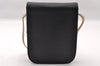 Authentic GUCCI Vintage Shoulder Cross Body Bag Purse Leather Black 2189I