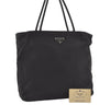 Authentic PRADA Vintage Tessuto City Nylon Shoulder Tote Bag B7699 Black 2191I