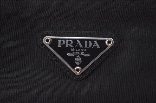 Authentic PRADA Vintage Tessuto City Nylon Shoulder Tote Bag B7699 Black 2191I