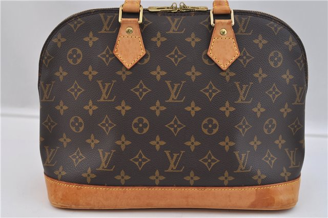 Authentic Louis Vuitton Monogram Alma Hand Bag Purse M51130 LV 2192F
