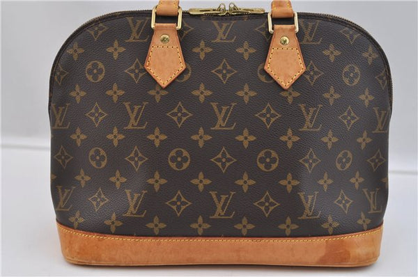 Authentic Louis Vuitton Monogram Alma Hand Bag Purse M51130 LV 2192F