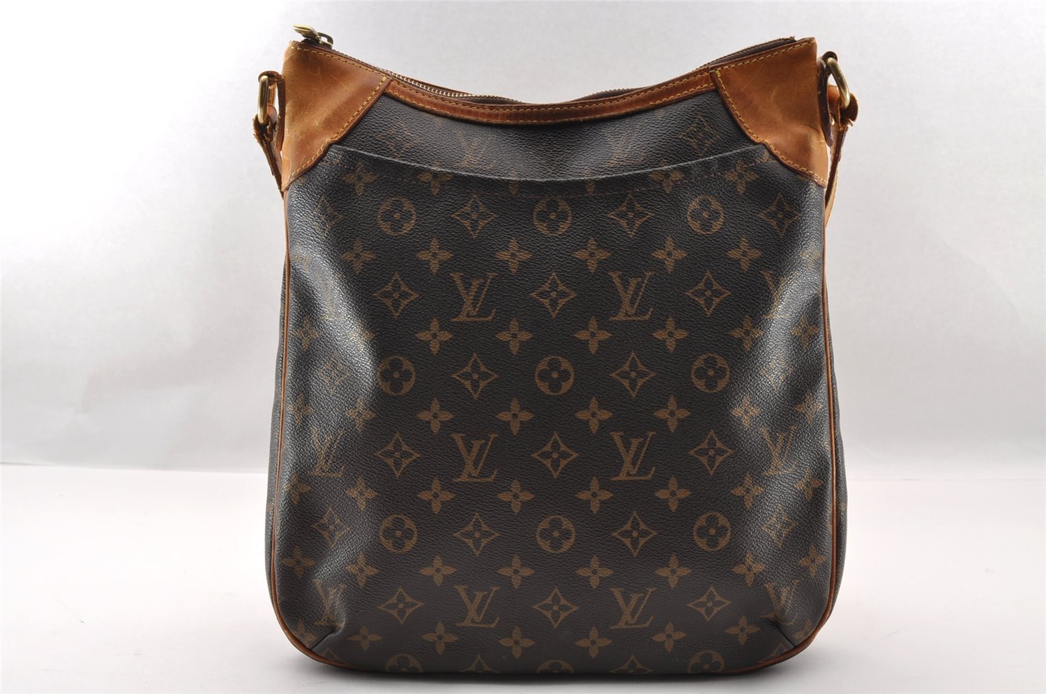 Authentic Louis Vuitton Monogram Odeon MM Shoulder Cross Bag M56389 Junk 2192I