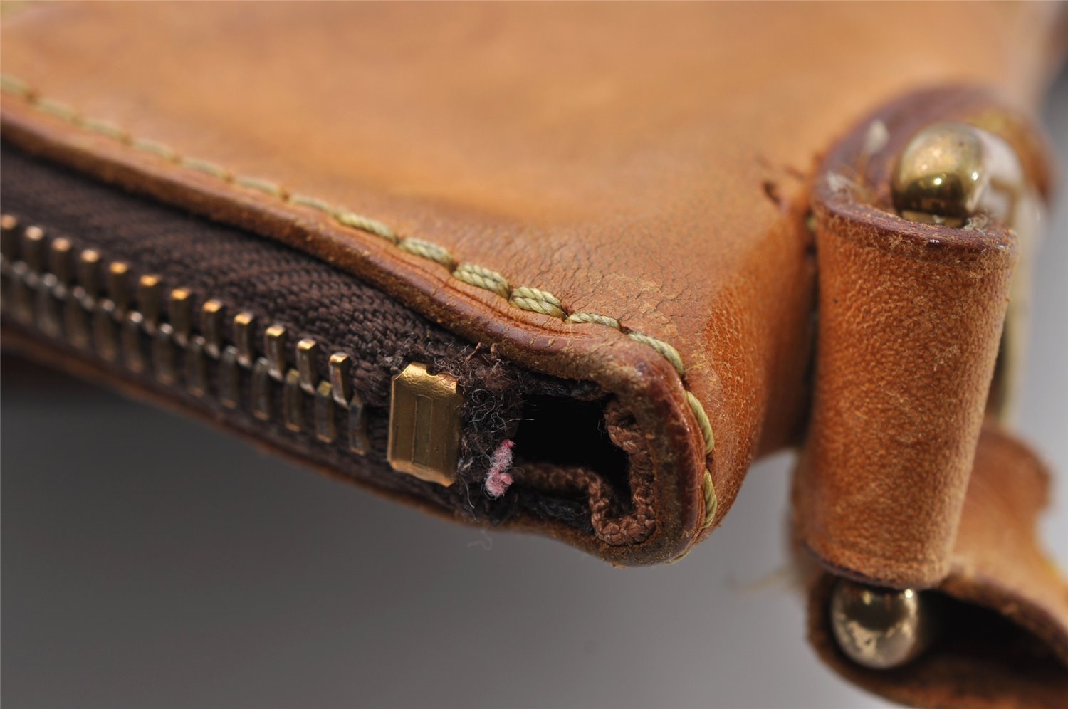 Authentic Louis Vuitton Monogram Odeon MM Shoulder Cross Bag M56389 Junk 2192I