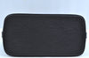 Authentic Louis Vuitton Epi Alma PM Hand Bag Black M40302 LV 2193G
